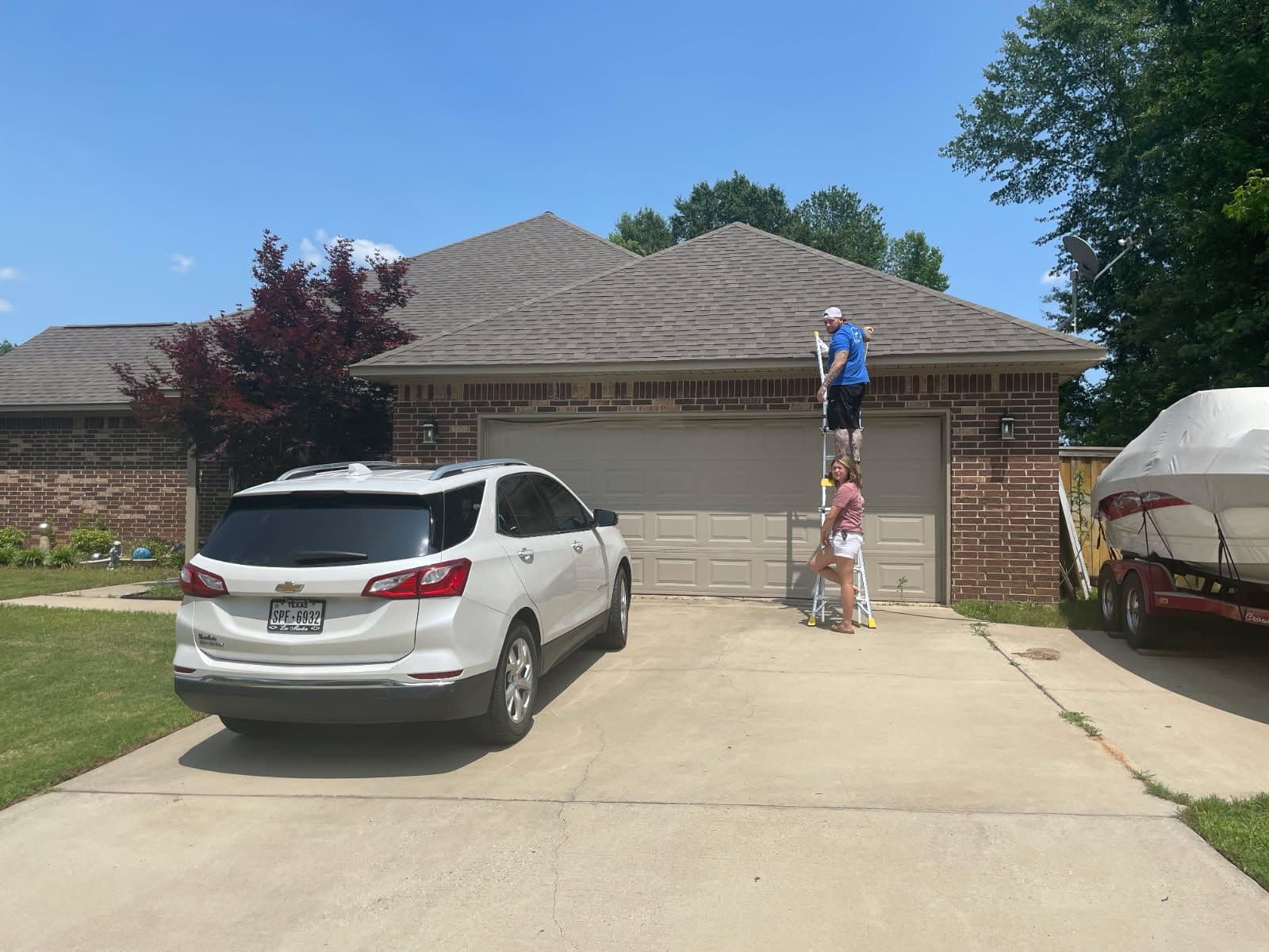 Father-Daughter Roof Inspection Duo Shines image