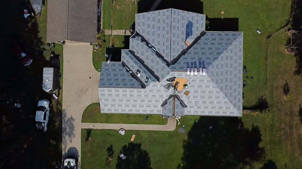 Quality Roof Installation with ABC Underlayment image